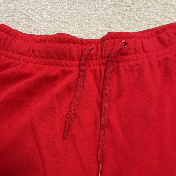 Nike Women's Sportswear Plus Size Club Fleece French Terry Shorts - Red NWOT - Picture 5 of 11